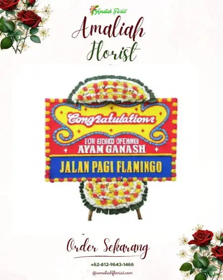 Sewa Papan Bunga Ganggaeng